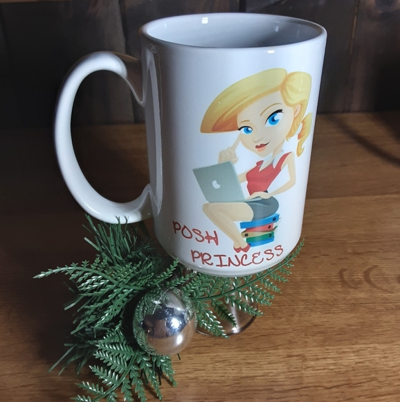Posh Princess Ceramic Mug 15oz NEW - Picture 2 of 3